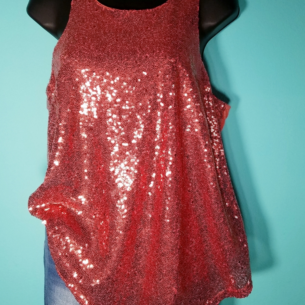 Top with sequins new Stella Tweed